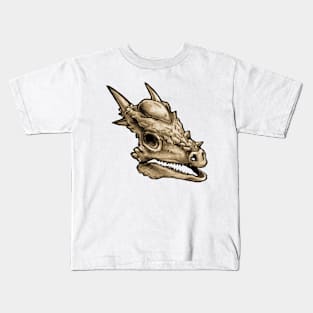 Dinosaur Skull Stygimoloch Sticker Kids T-Shirt